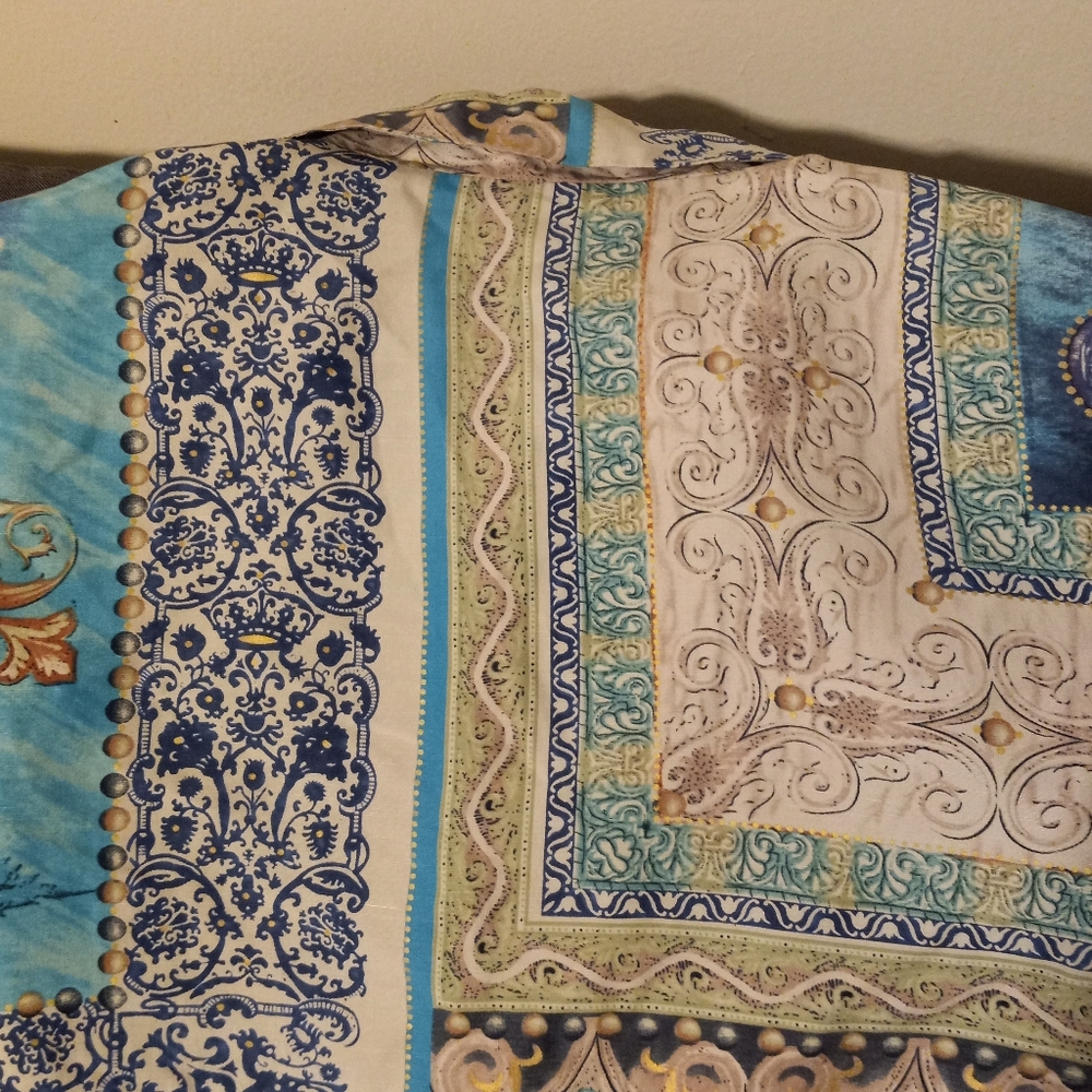 Silk Blend Mixed Patch Print Jacket - image 7